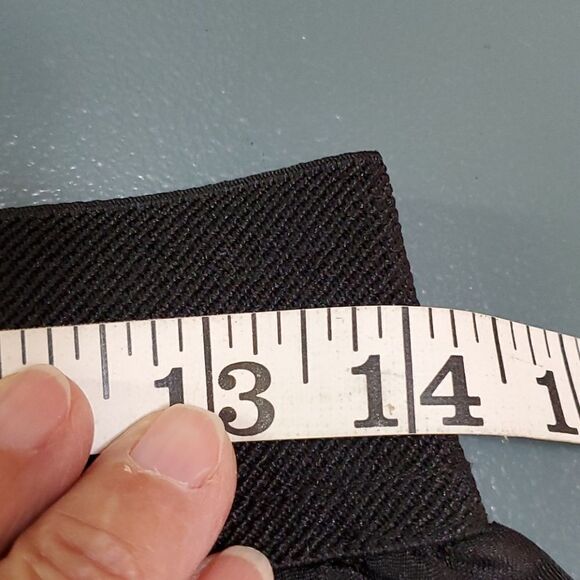 MSK black skirt with royal blue flowers size medium. Goth, Y2K - Picture 6 of 7